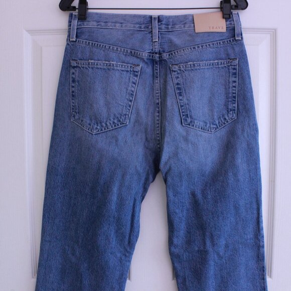 Trave Paloma 90's Straight Full Length Jeans Nowhere Near Classic Mid Wash - Picture 10 of 12